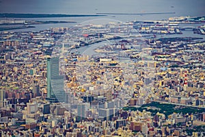 Abeno Harukas and Osaka townscape