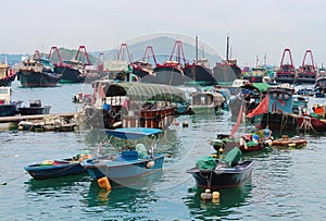 Aberdeen fishing boats, Hong Kong