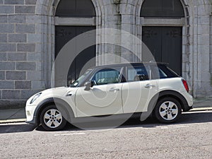 white Mini car in Aberdeen