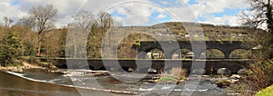 Aberdulais aquaduct in Wales photo