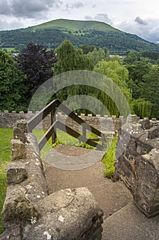 Abergavenny Castle, Wales, UK