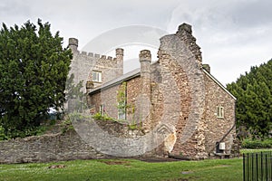 Abergavenny Castle, Wales, UK