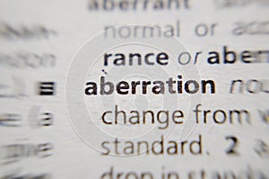 Aberration word