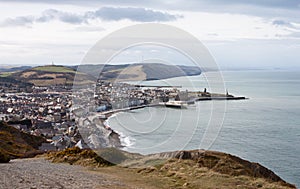Aberystwyth Royal Pier and Town photo