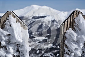 Abetone Italy - iced fence photo
