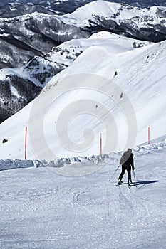 Abetone italy - skier photo