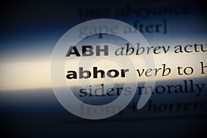 Abhor