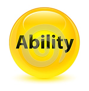 Ability glassy yellow round button