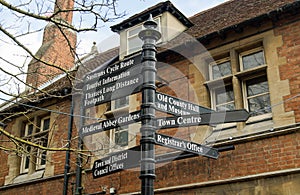 Abingdon Signpost, Oxfordshire photo