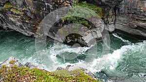 Abisko Canyon in Abisko National Park in Sweden