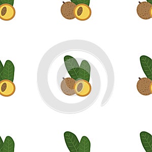 Mammea. Seamless Vector Patterns