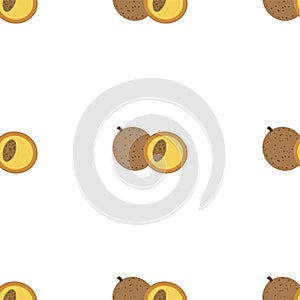 Mammea. Seamless Vector Patterns