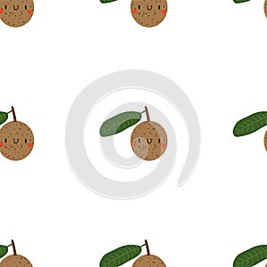 Kawaii Cartoon Mammea. Patterns