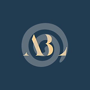 ABL abstract letter logo design