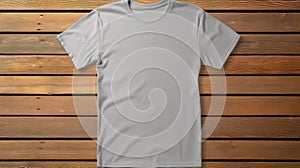 able grey t shirt template