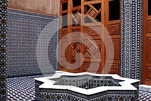Ablution courtyard of the mosque