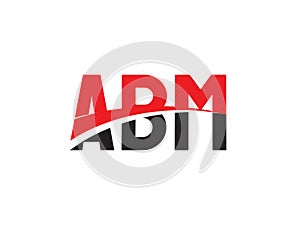 ABm Letter Initial Logo Design Vector Illustration
