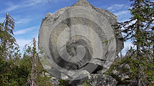 Vottovaara Karelia - big stone sade photo