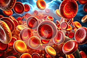 Abnormal Urinalysis Microscopy Visualizing Red Blood Cells RBCs in Urine A Detailed LowLight Micrograph for Diagnostic photo