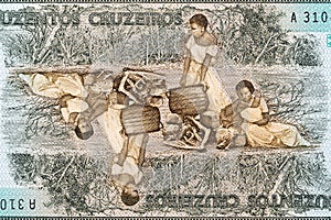 Abolition of slavery from old Brazilian money