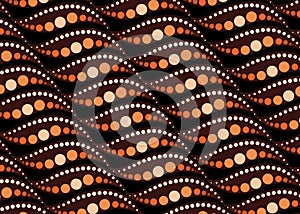 Aboriginal abstract vector seamless pattern