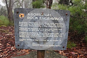 Aboriginal art rock engravings travel australia rockart