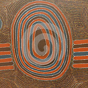 Aboriginal australian art Dot painting background