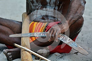 Aboriginal culture show in Queensland Australia