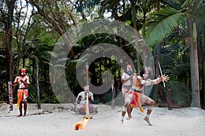 Aboriginal culture show in Queensland Australia