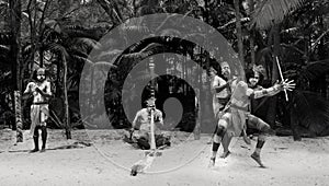 Aboriginal culture show in Queensland Australia photo