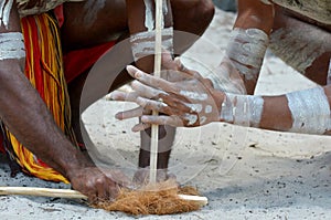 Aboriginal culture show in Queensland Australia