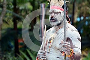 Aboriginal culture show in Queensland Australia photo