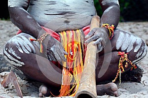 Aboriginal culture show in Queensland Australia photo