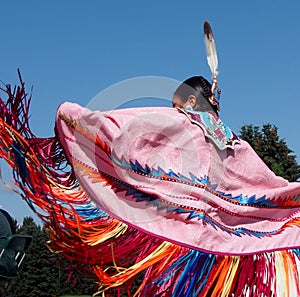 Aboriginal Dancer At Edmonton's Heritage Days 2013