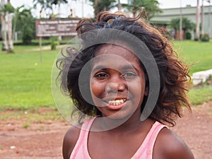 Aboriginal Girl from Tiwi, Australia