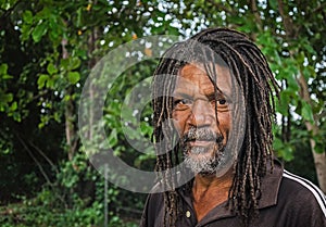 An aboriginal local man