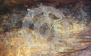 Aboriginal painting - Uluru, Australia