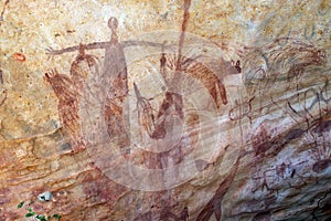 Aboriginal Rock Painting photo