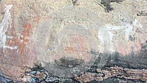 Aboriginal Rock Paintings in Kakadu National Park Northern Territory of Australia