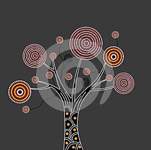 Aboriginal Tree Illustration