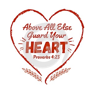 Above all else guard your heart