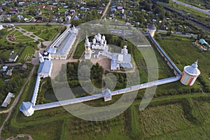 Above of the ancient Spaso-Prilutsky Dimitriev Monastery. Vologda, Russia photo