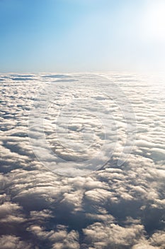 Above the clouds