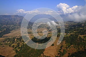 Above the clouds in Nepalese town Nagarkot