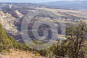 Above the confluence of the Green River and the Yampa River