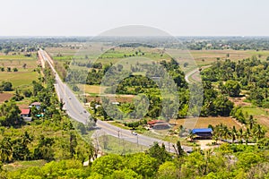 Above countryside