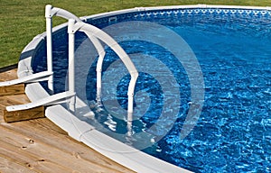 Above Ground Pool and Ladder