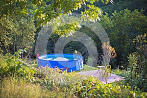 above ground swimming pool