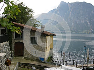 Above house Caprino Lugano photo