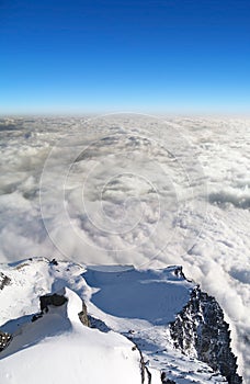 Above Lomnicke sedlo, High Tatras, Slovakia